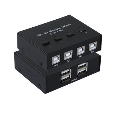 4 in 4 Out USB 2.0 Prekidač za dijeljenje