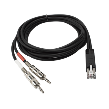 Dvostruki 3,5 mm stereo muški na Rj45 muški kabel