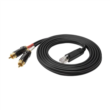 RJ45 muški na 2 X RCA stereo audio kabel